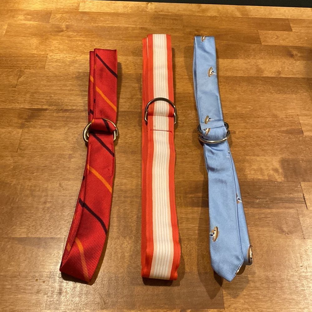 Bundle of 3 J. Crew Vintage Fabric Adjustable Belts
